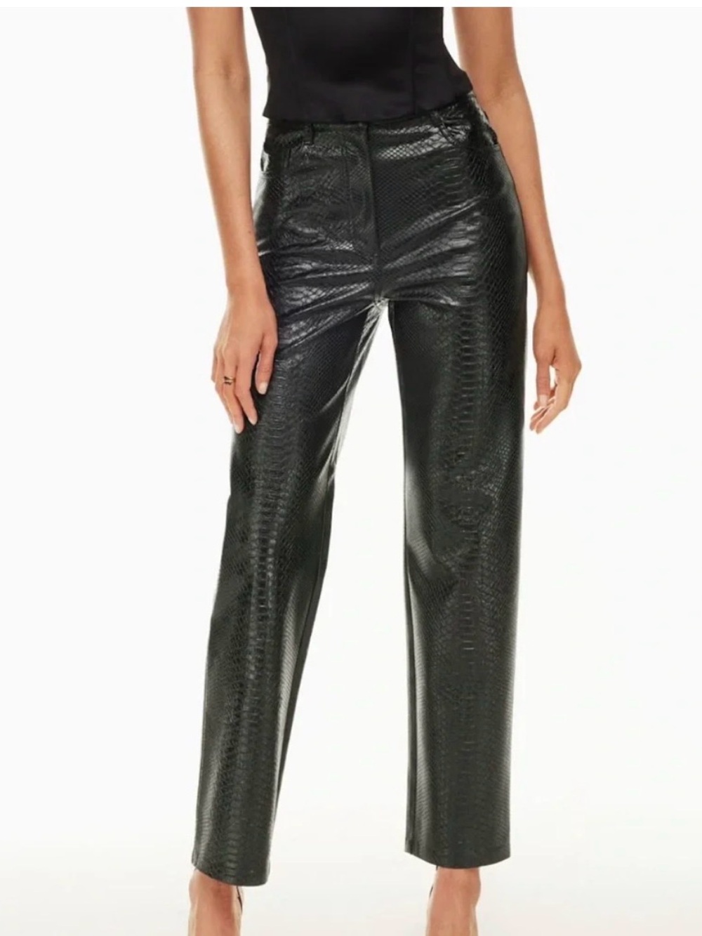 Aritzia Wilfred THE MELINA™ PANT in Black Croc